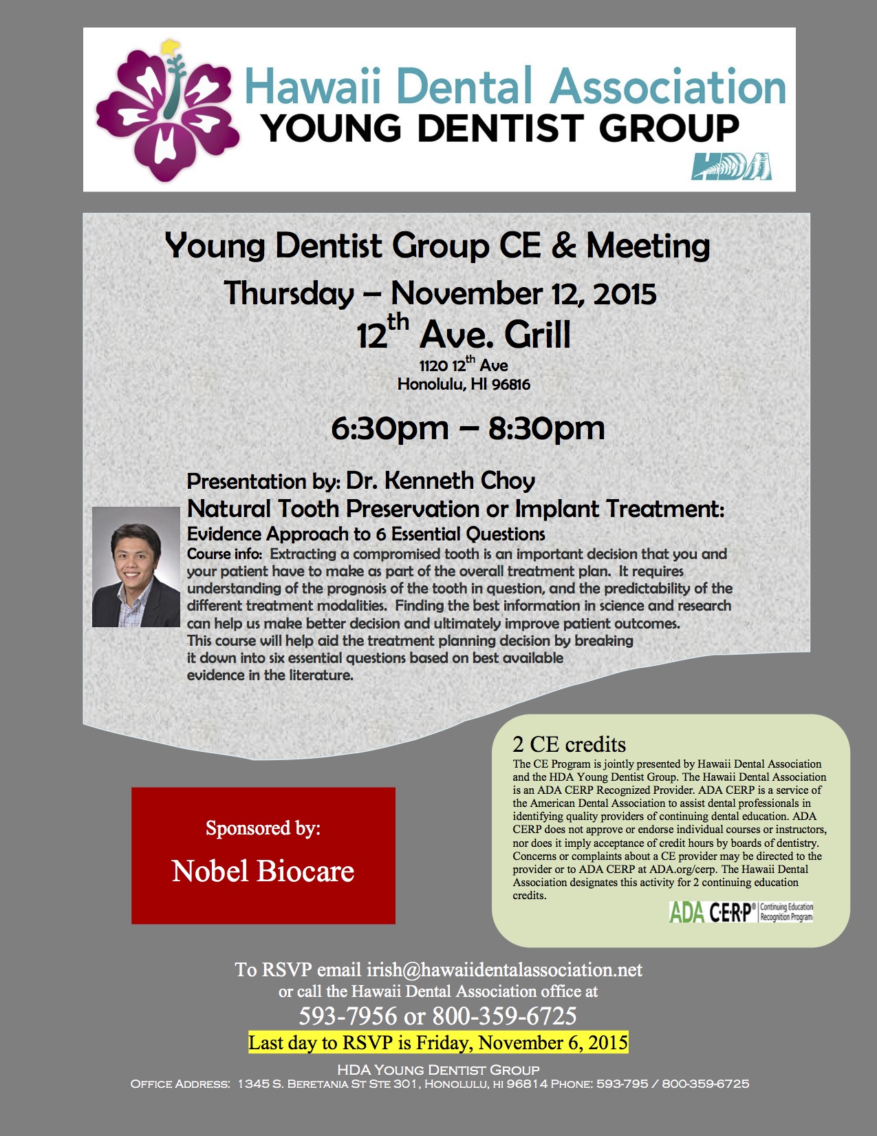 November Flyer